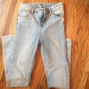 High-waisted Topshop jeans